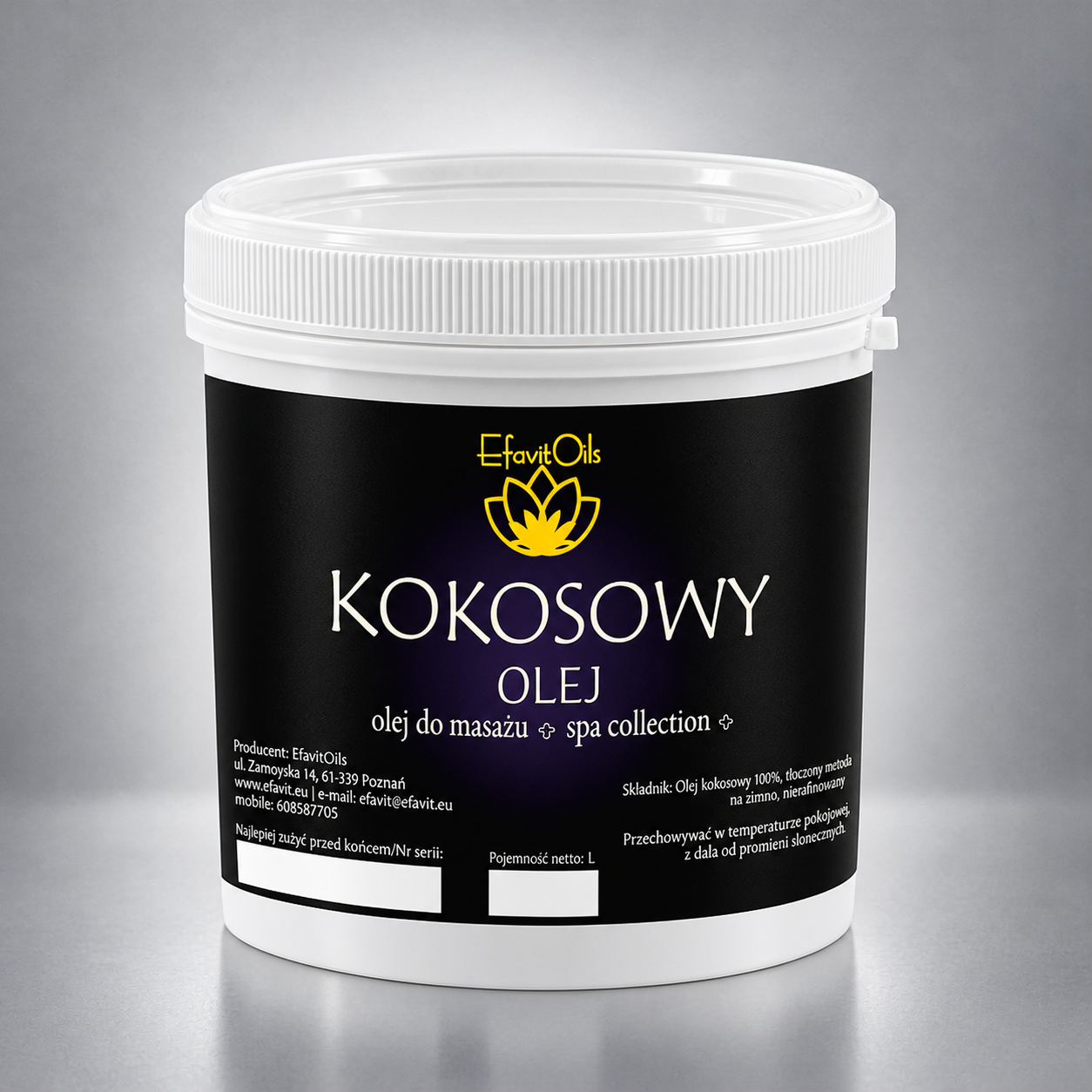 OLEJ KOKOSOWY extra virgin